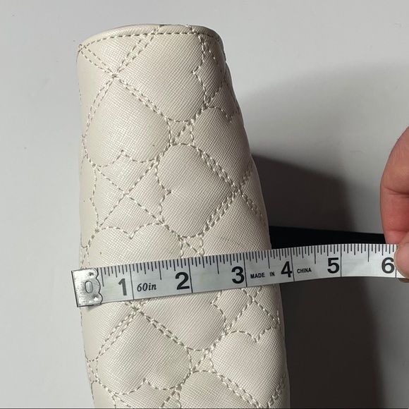 Betsey Johnson White & Cheetah print purse tote - Picture 14 of 15